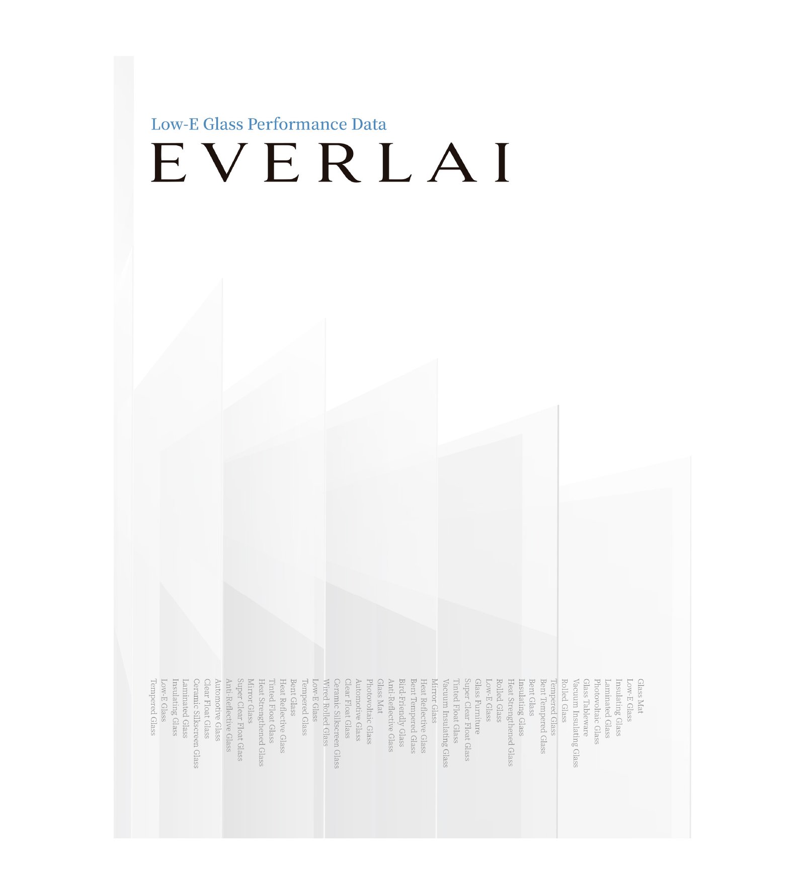 Low-E Glass Performance Data