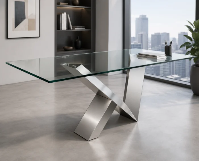 Glass Desk